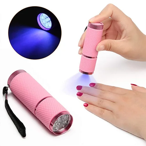 دستگاه یو وی ال ای دی انگشتی چراغ قوه ای UV LED