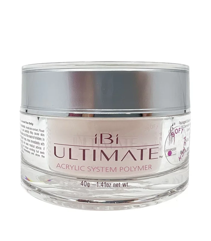 پودر کاشت ناخن آی بی آی IBI SOFT PEACH 40gr