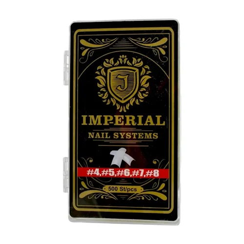 تیپ کاشت ناخن 500 عددی شماره ای پر مصرف امپریال IMPERIAL