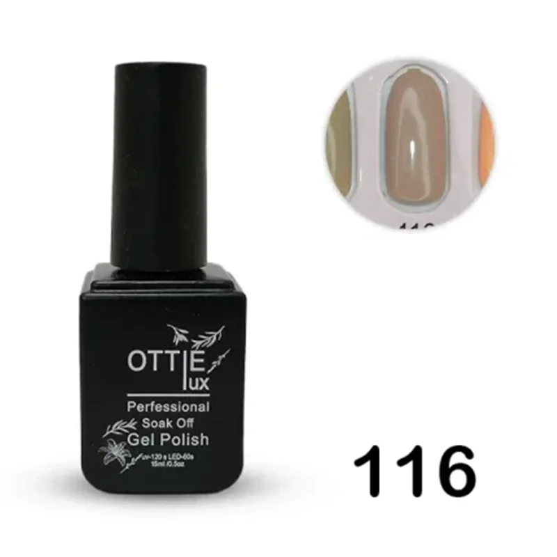 لاک ژل 15 میل اوتی لوکس OTTIE LUX کد 116
