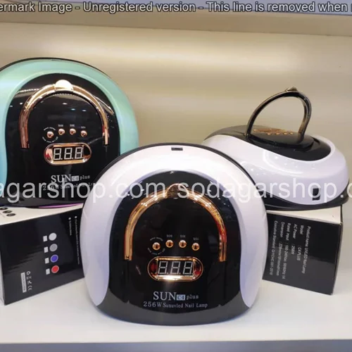 دستگاه یووی ال ای دی مدل سان C4 PLUS لاک خشک کن ناخن 256وات UV LED SUN