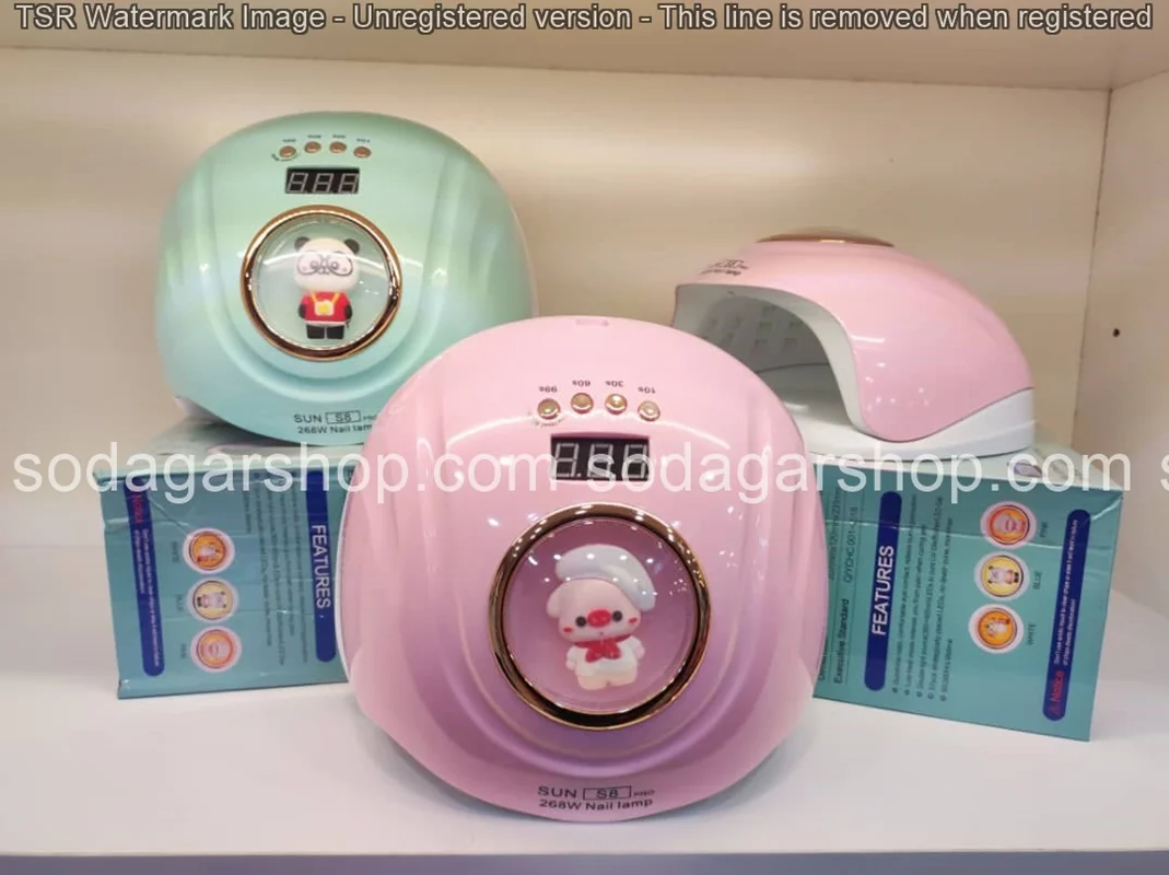 دستگاه یووی ال ای دی مدل سان S8 PRO لاک خشک کن ناخن 268 وات UV LED SUN