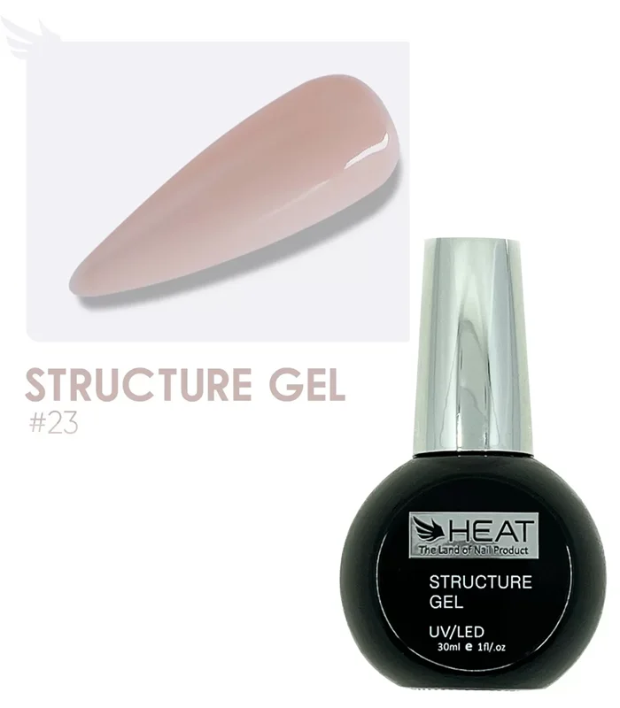 رابر بیس صورتی طبیعی 30 میل هیت HEAT STRUCTURE GEL 06