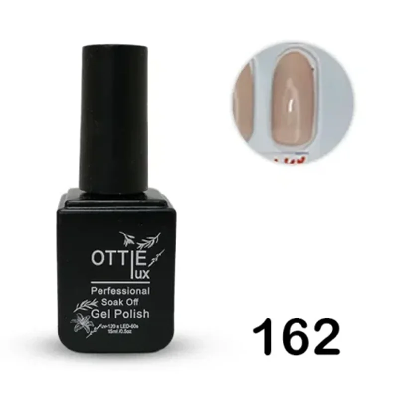 لاک ژل 15 میل اوتی لوکس OTTIE lux کد 162